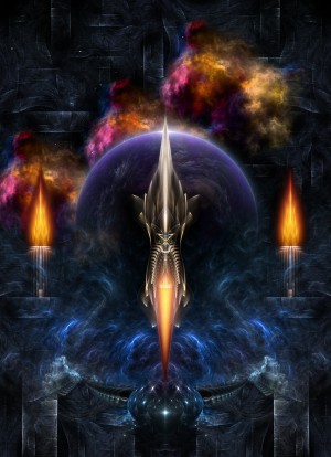 Vision Of Flight Fractal Art